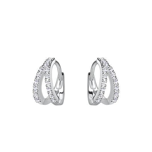 Alice Double Line Hoop