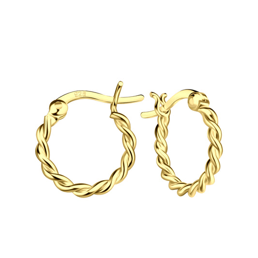 Aurora Twisted Hoop