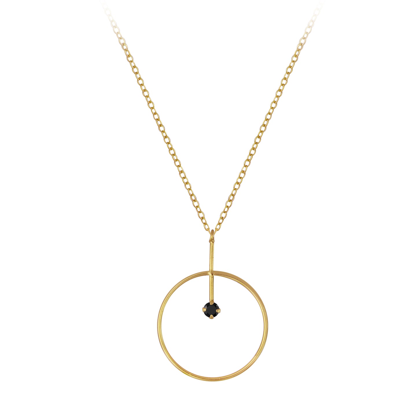 Circle Geometric Necklace
