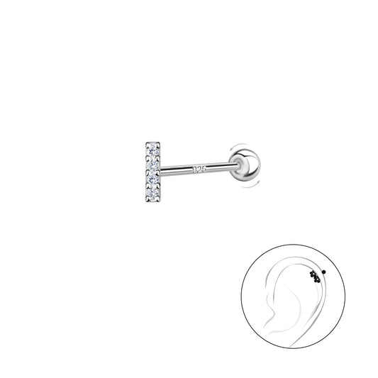 Maeve Sparkle Bar Cartilage Stud