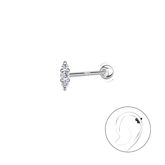 Olive Marquise Cartilage Stud