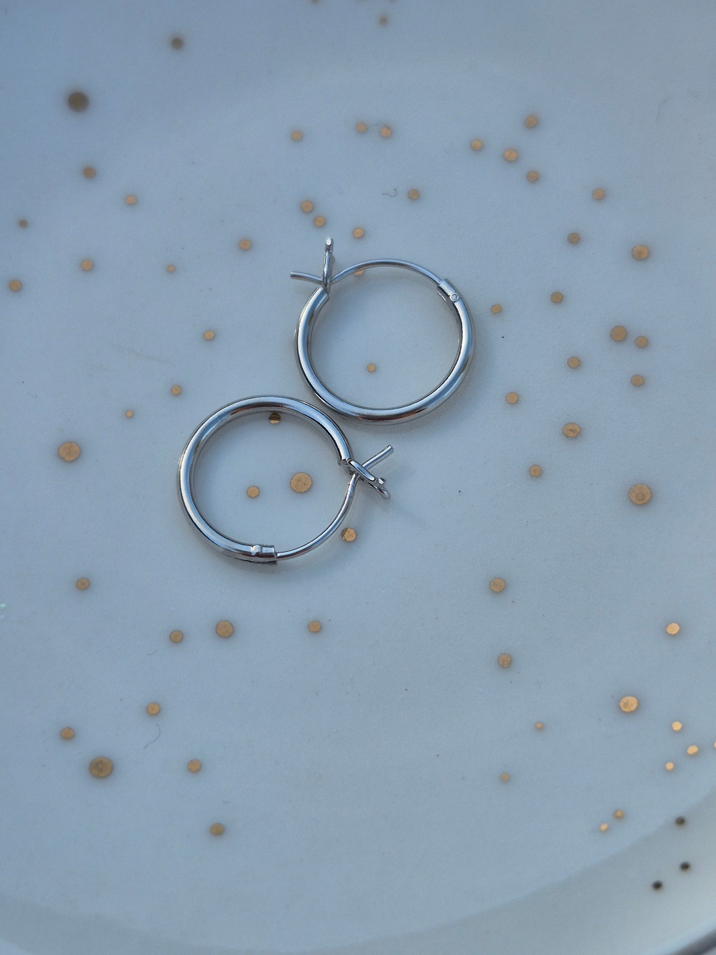 Bella Silver Plain Hoop 12mm