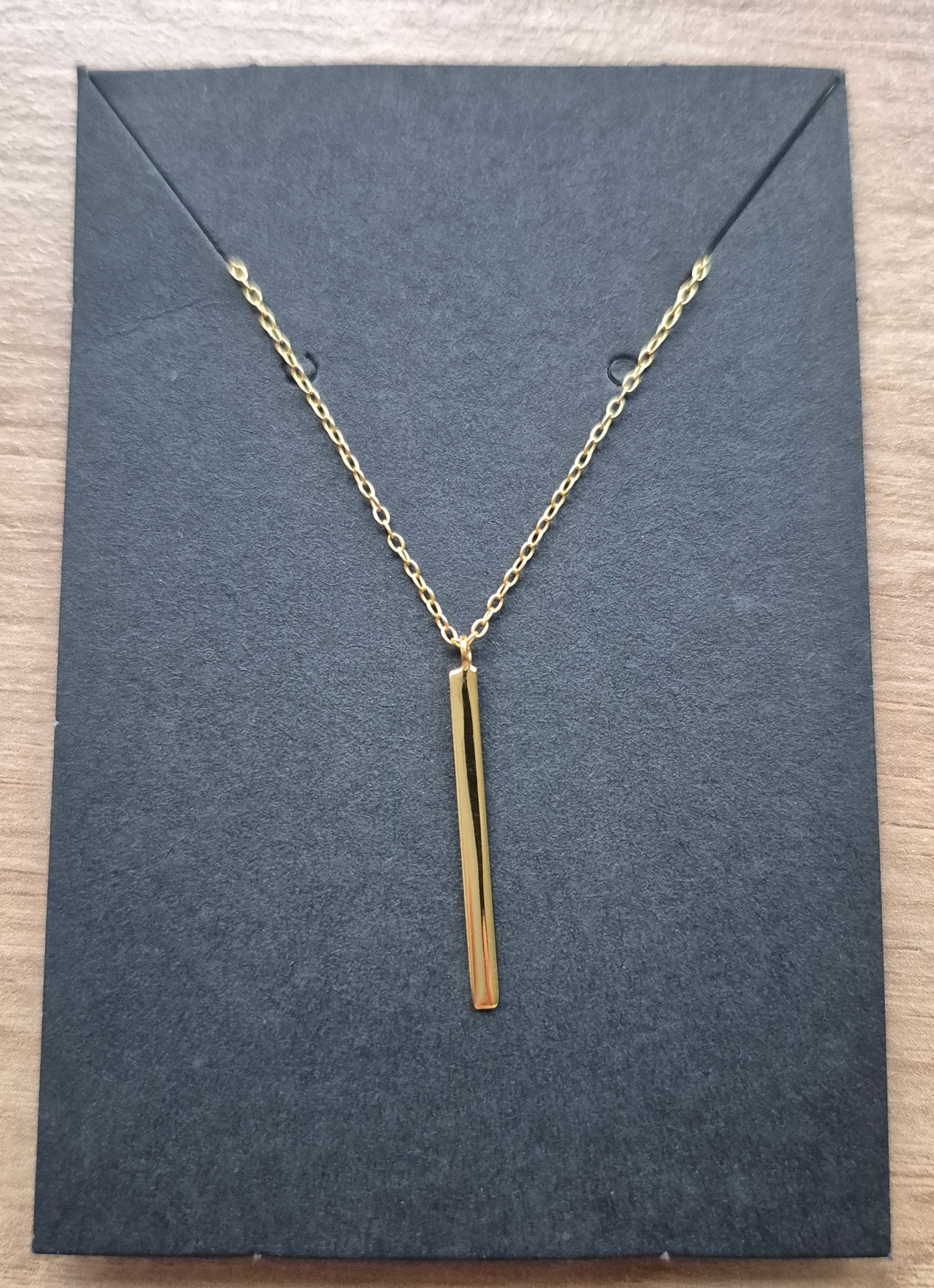 Long Bar Necklace
