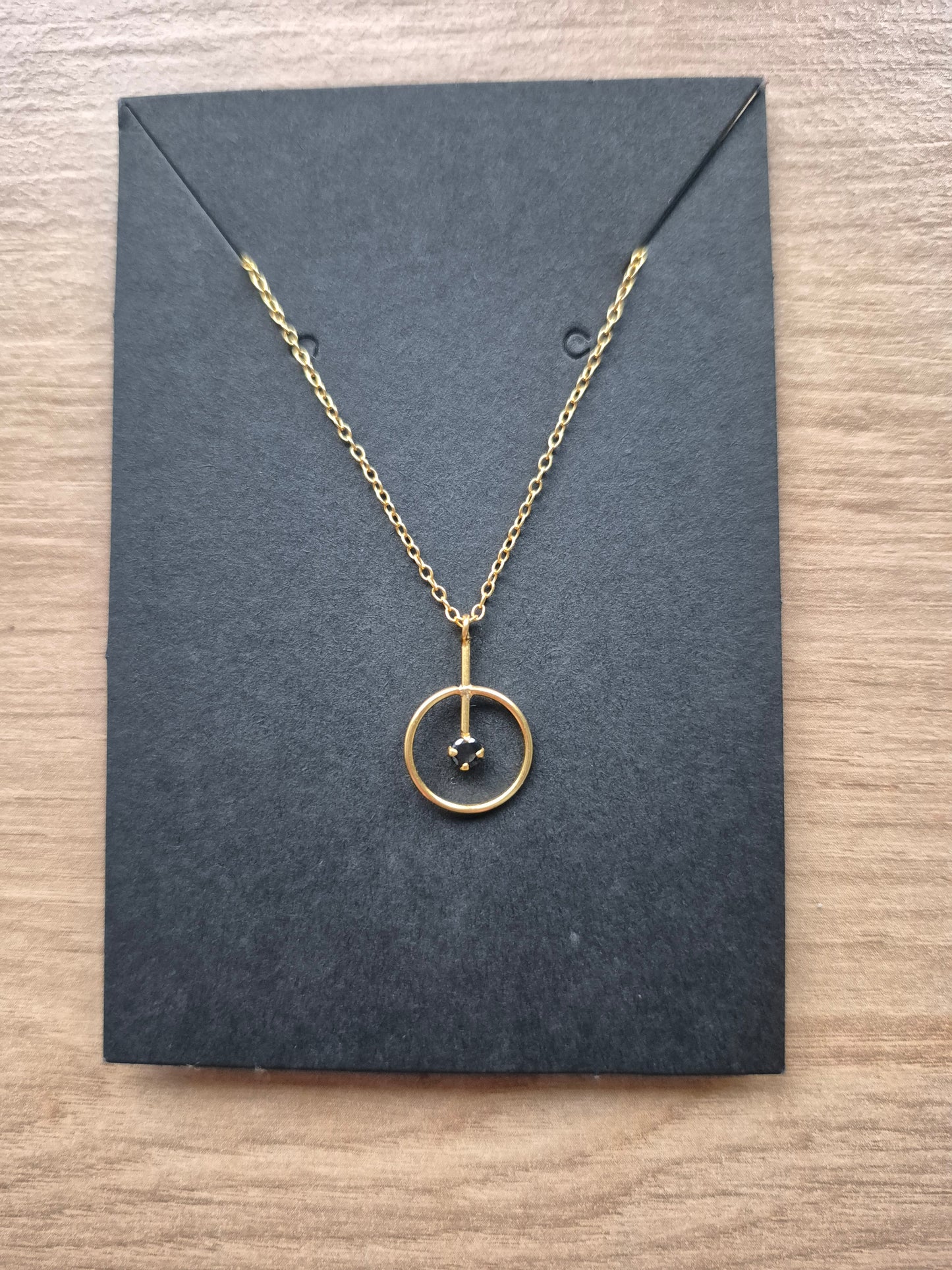 Circle Geometric Necklace