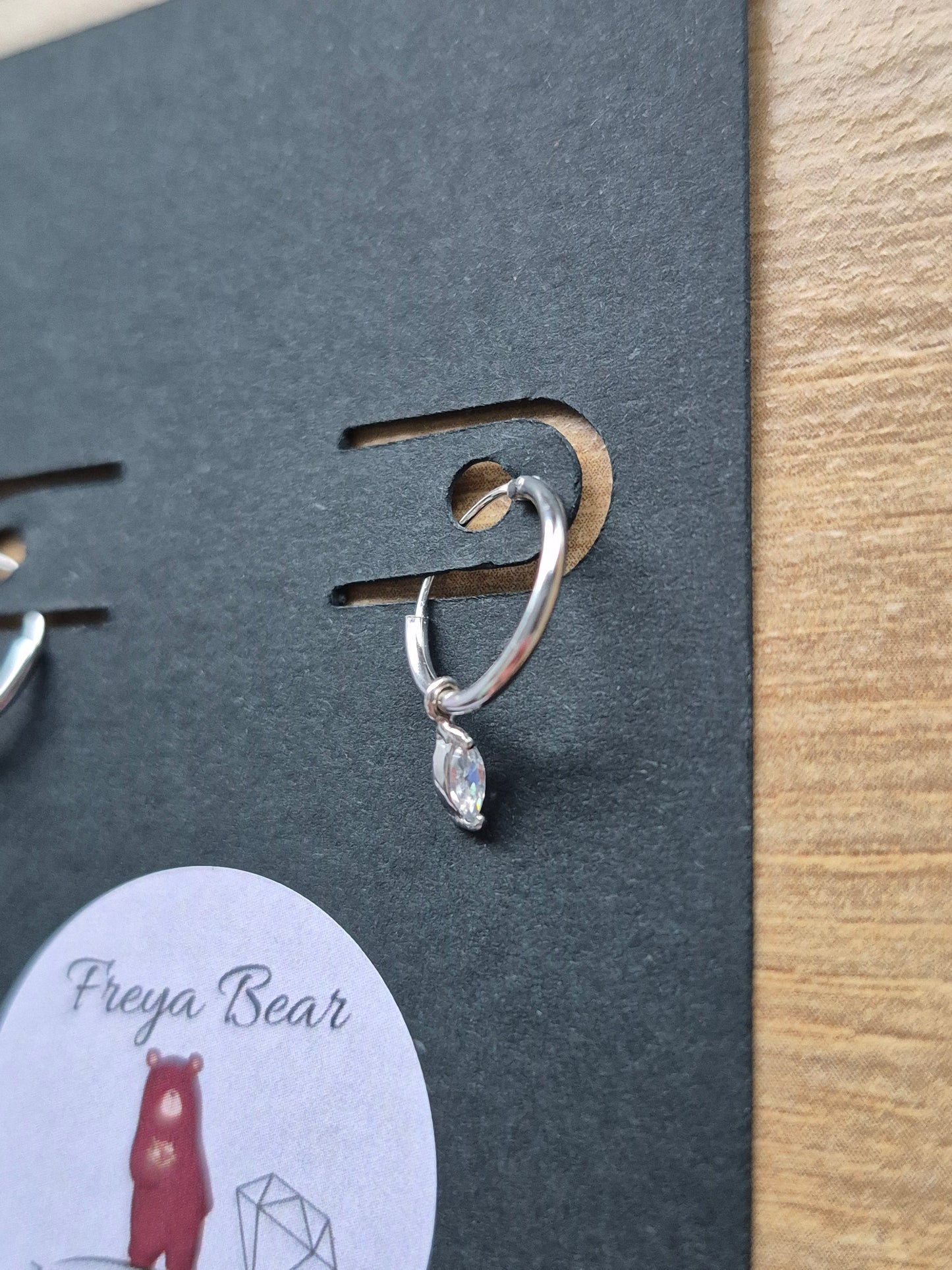 Eden Marquise Stone Hoop