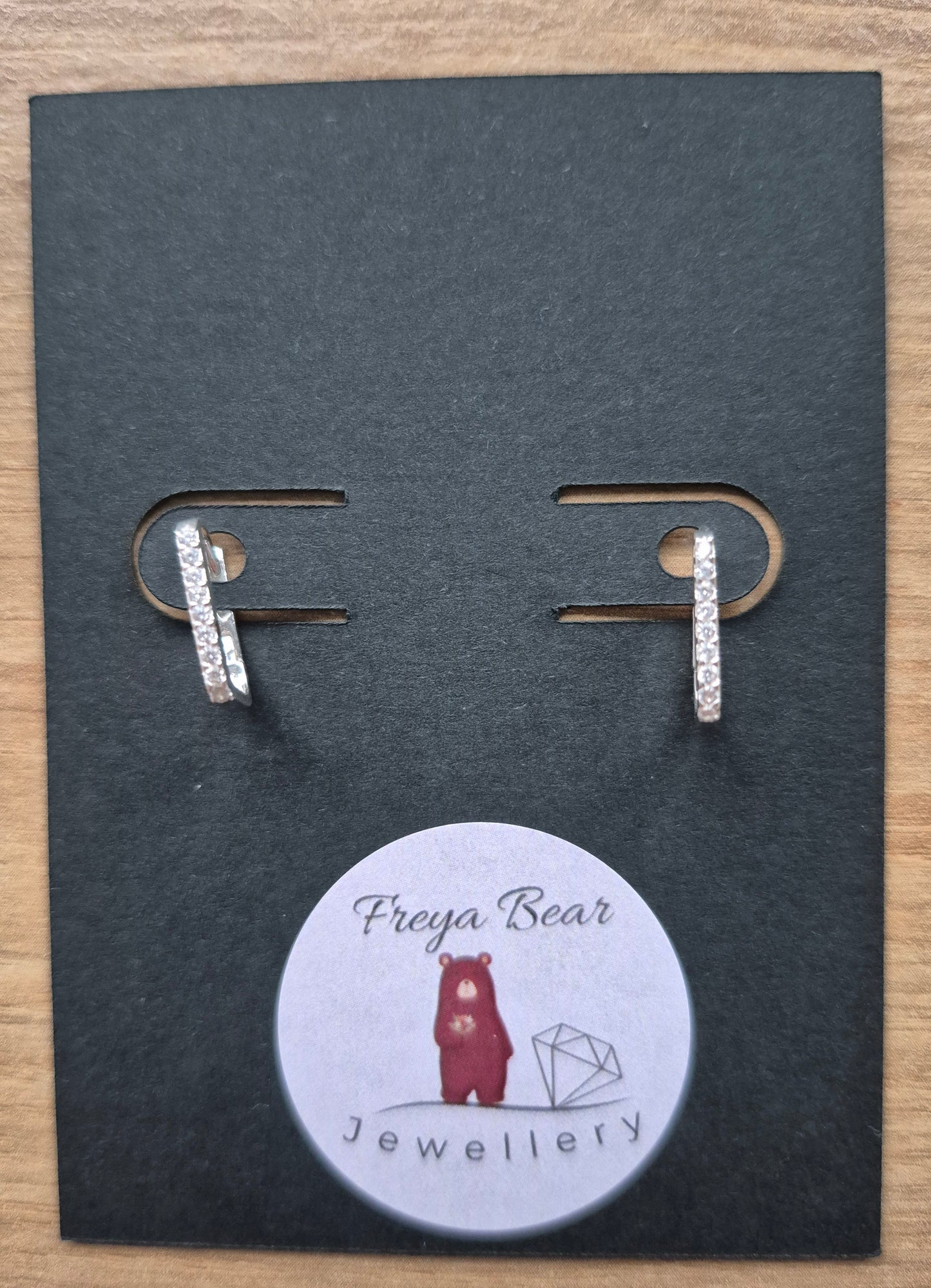 Eliza Geometric Huggie Hoop