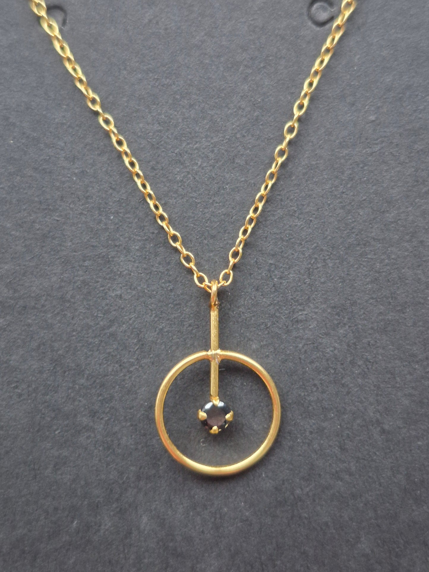 Circle Geometric Necklace