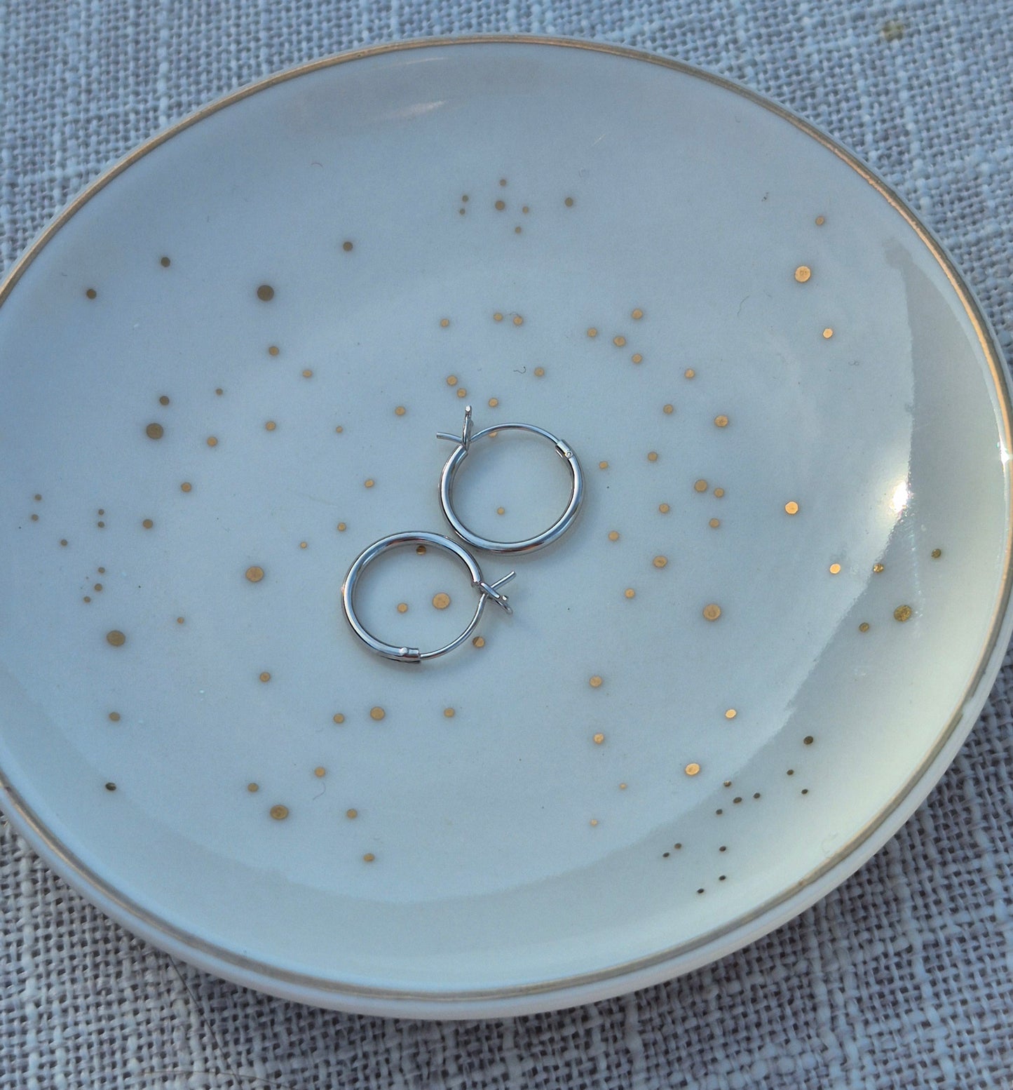 Bella Silver Plain Hoop 12mm